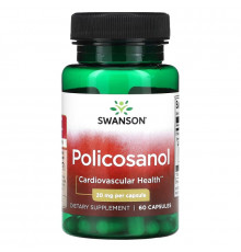 Swanson, Policosanol, 20 mg, 60 Capsules