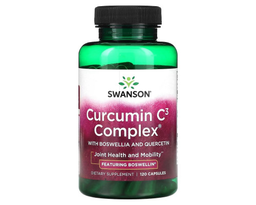 Swanson, Curcumin C3 Complex, 120 Capsules Swanson, Curcumin C3 Complex, 120 Capsules