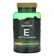 Swanson, Full Spectrum Vitamin E With Tocotrienols, 100 IU, 120 Softgels