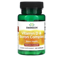 Swanson, Vitamin D & Boron Complex, 60 Capsules