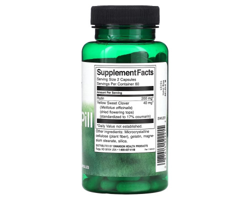 Swanson, Water Pill, формула 2-в-1, 120 капсул