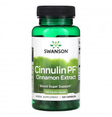 Swanson, Cinnulin PF, Cinnamon Extract, 150 mg , 120 Capsules