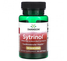 Растительные экстракты и настойки Swanson, Sytrinol, 150 мг, 60 мягких таблеток