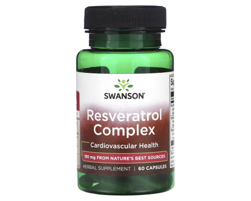 Swanson, Resveratrol Complex, 60 Capsules Swanson, Resveratrol Complex, 60 Capsules