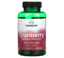 Swanson, Cranberry, Whole Fruit Concentrate, Super Strength, 60 Softgels