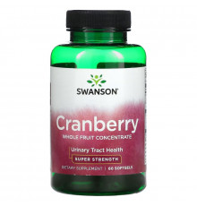 Swanson, Cranberry, Whole Fruit Concentrate, Super Strength, 60 Softgels