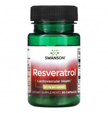Swanson, Resveratrol, 50 mg, 30 Capsules