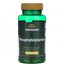 Swanson, Phosphatidylserine, 100 mg, 90 Softgels