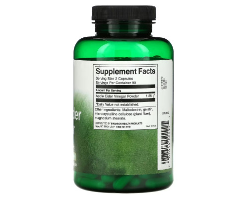 Swanson, Apple Cider Vinegar, 625 mg, 180 Capsules Swanson, Apple Cider Vinegar, 625 mg, 180 Capsules