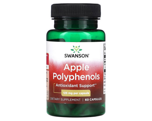 Swanson, Apple Polyphenols, 125 mg, 60 Capsules