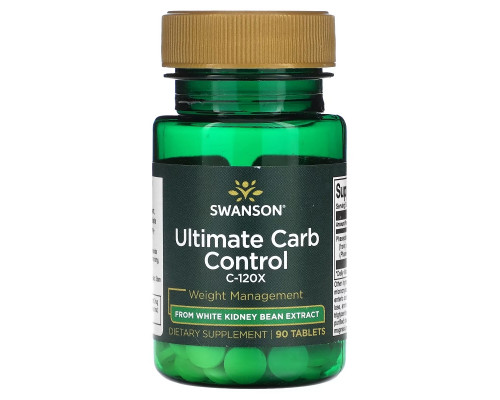 Swanson, Ultimate Carb Control C-120X, 90 Tablets