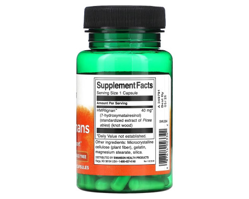 Swanson, 7-HMRlignans, 60 Capsules