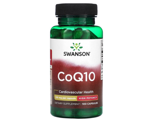 Swanson, CoQ10, High Potency, 120 mg, 100 Capsules