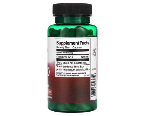 Swanson, CoQ10, High Potency, 120 mg, 100 Capsules