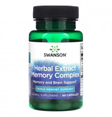 Swanson, Herbal Extract Memory Complex, 60 Capsules