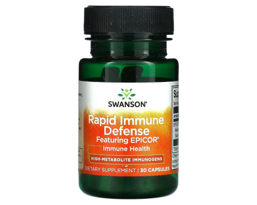 Swanson, Rapid Immune Defense, 30 Capsules Swanson, Rapid Immune Defense, 30 Capsules