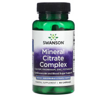 Swanson, Mineral Citrate Complex, 60 Capsules