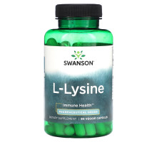 Swanson, L-Lysine, 90 Veggie Capsules