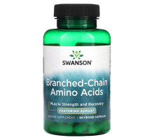 Swanson, Branched-Chain Amino Acids, 90 Veggie Capsules