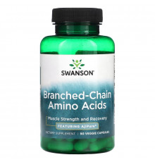 Swanson, Branched-Chain Amino Acids, 90 Veggie Capsules