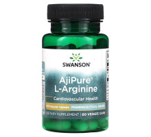 Swanson, AjiPure L-Arginine, 500 mg, 60 Veggie Caps