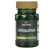 Swanson, Ubiquinol, Maximum Strength, 200 mg, 30 Softgels