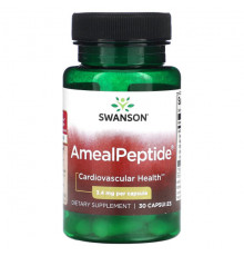 Аминокислоты Swanson, AmealPeptide, 3,4 мг, 30 капсул