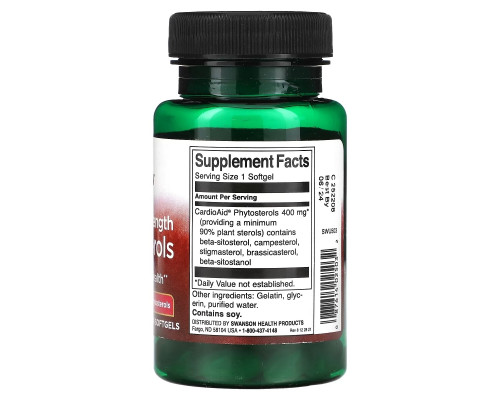 Swanson, Plant Sterols, Maximum Strength, 60 Softgels Swanson, Plant Sterols, Maximum Strength, 60 Softgels