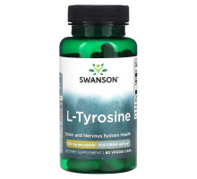 Swanson, L-Tyrosine, 500 mg, 60 Veggie Caps