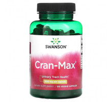 Здоровье мочеполовой системы Swanson, Cran-Max, 500 мг, 120 растительных капсул