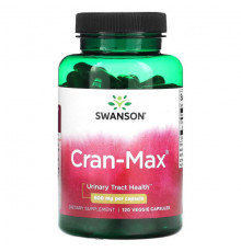 Здоровье мочеполовой системы Swanson, Cran-Max, 500 мг, 120 растительных капсул