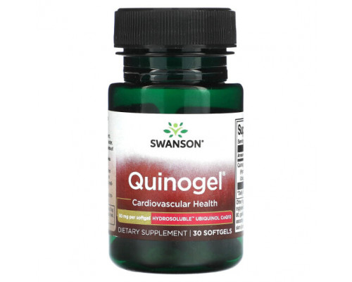 Коэнзим Q10 Swanson, Хиногель, 50 мг, 30 мягких таблеток Коэнзим Q10 Swanson, Хиногель, 50 мг, 30 мягких таблеток