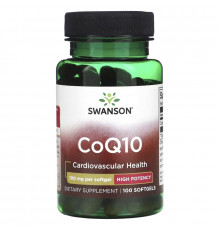 Swanson, CoQ10, 100 mg, 100 Softgels