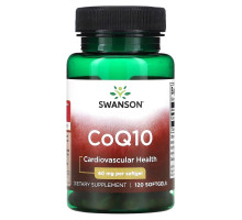 Swanson, Коэнзим Q10, 60 мг, 120 мягких таблеток
