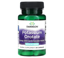 Swanson, Potassium Orotate, 60 Capsules