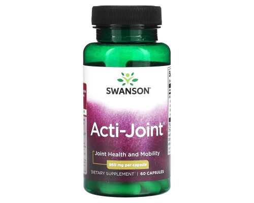 Swanson, Acti-Joint, 860 mg, 60 Capsules Swanson, Acti-Joint, 860 mg, 60 Capsules
