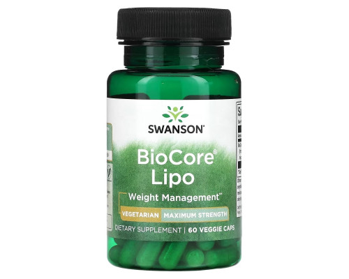 Swanson, BioCore Lipo, Maximum Strength, 60 Veggie Caps Swanson, BioCore Lipo, Maximum Strength, 60 Veggie Caps