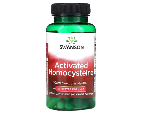 Swanson, Activated Homocysteine, 60 Veggie Capsules Swanson, Activated Homocysteine, 60 Veggie Capsules