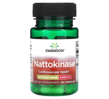 Swanson, Наттокиназа, 200 мг, 30 капсул