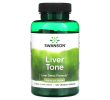 Swanson, Liver Tone, 300 mg, 120 Veggie Capsules