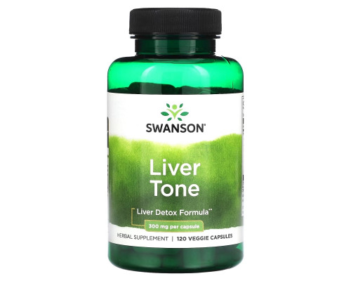 Swanson, Liver Tone, 300 mg, 120 Veggie Capsules Swanson, Liver Tone, 300 mg, 120 Veggie Capsules