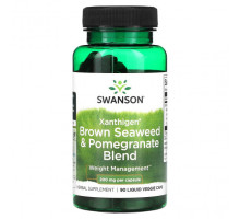 Для похудения и контроля веса Xanthigen Brown Seaweed & Pomegranate Blend, 200 mg, 90 Liquid Veggie Caps