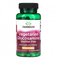 Swanson, Vegetarian Glucosamine, 500 mg, 90 Veggie Capsules