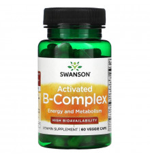 Swanson, Activated B-Complex, 60 Veggie Caps