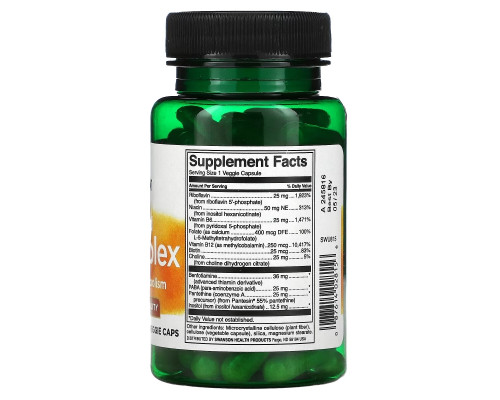 Swanson, Activated B-Complex, 60 Veggie Caps Swanson, Activated B-Complex, 60 Veggie Caps
