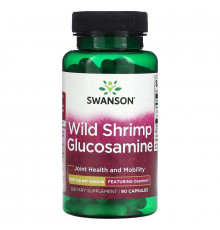 Swanson, Wild Shrimp Glucosamine, 500 mg, 90 Capsules