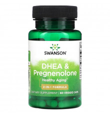 Swanson, DHE & Pregnenolone, 60 Veggie Caps