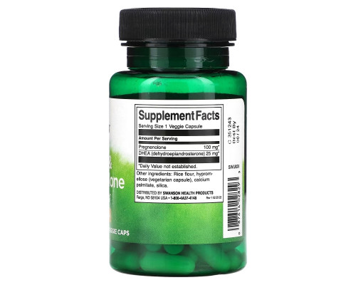 Swanson, DHE & Pregnenolone, 60 Veggie Caps
