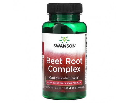 Овощи Swanson, Комплекс свеклы, 60 растительных капсул Овощи Swanson, Комплекс свеклы, 60 растительных капсул