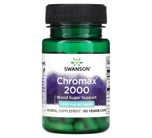 Swanson, Chromax 2000, 2000 мкг, 60 растительных капсул